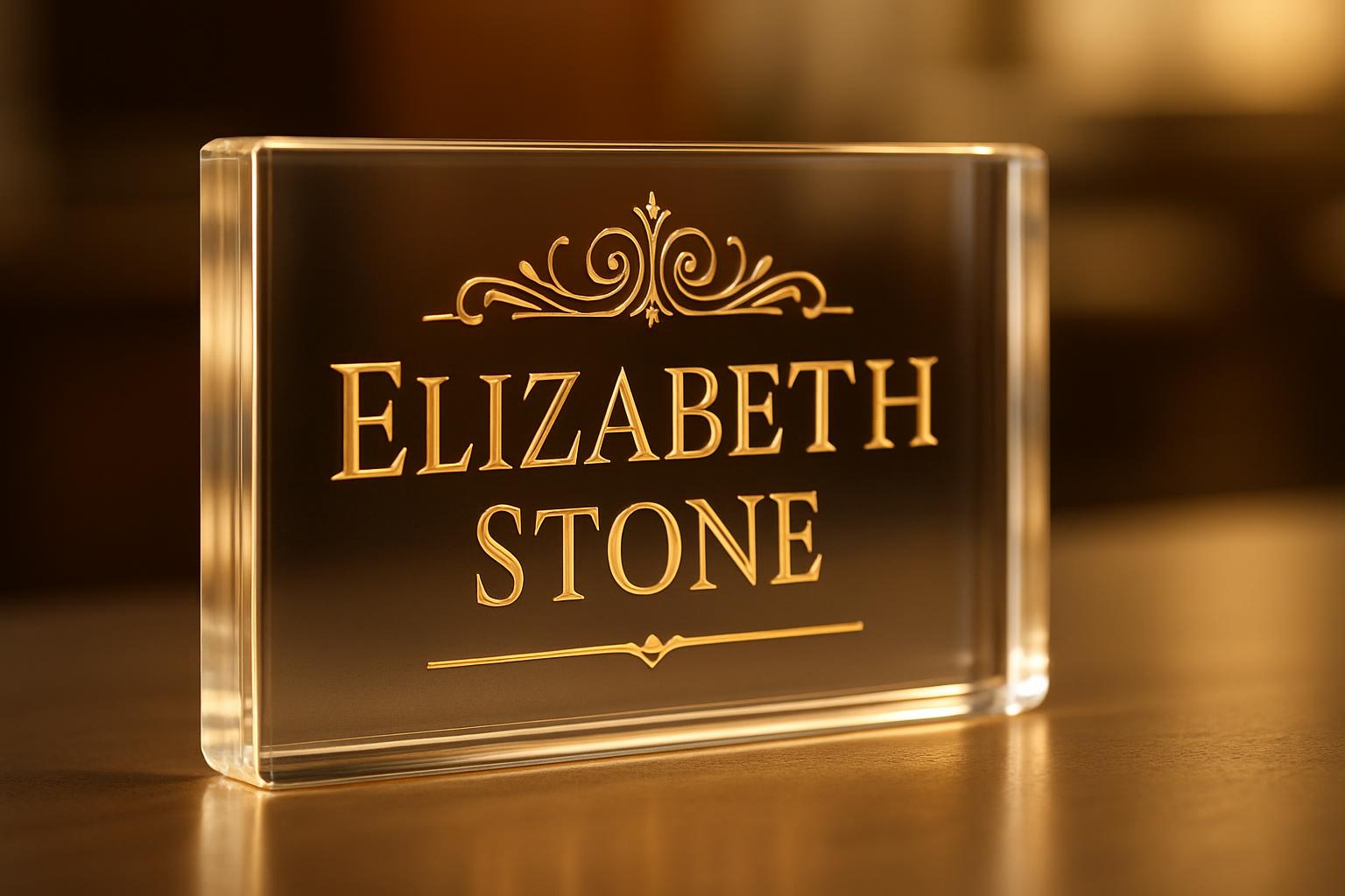 Acrylic Name Plates