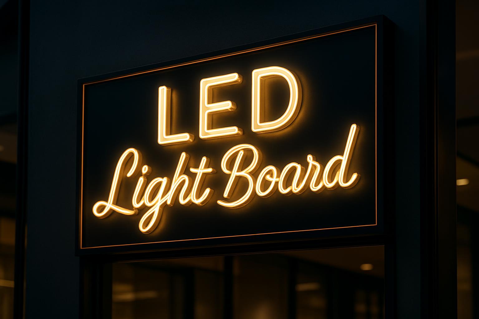 LED Light Boards